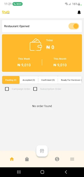 OyaNow Restaurant Screenshot 1